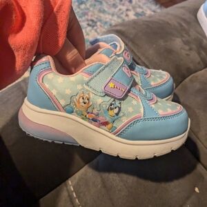 Kids Blue Cartoon Sneakers